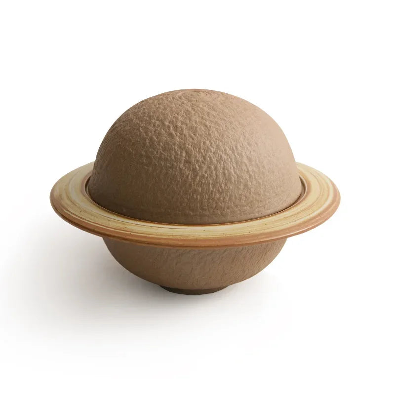 Creative Specialty Ceramic Plate Jupiter Tableware Dish Plate Home Straw Hat Plate Hotel Creative Bowl