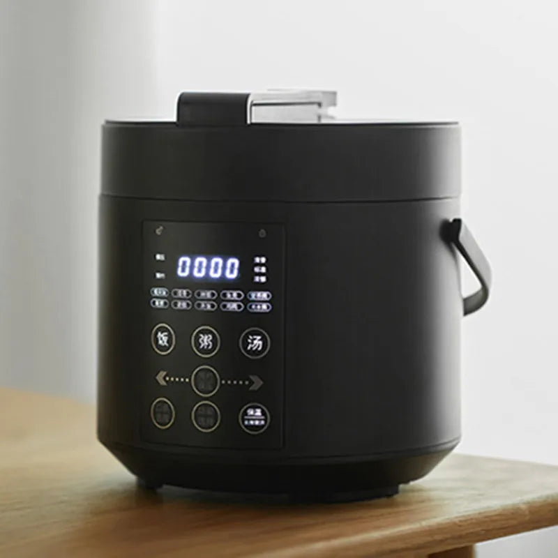 750W 2L Electric Rice Cooker Ceramic Glaze Pot 24H Pressure Cooker Multifunctional Automatic Rice Cooker for Small Kitchens