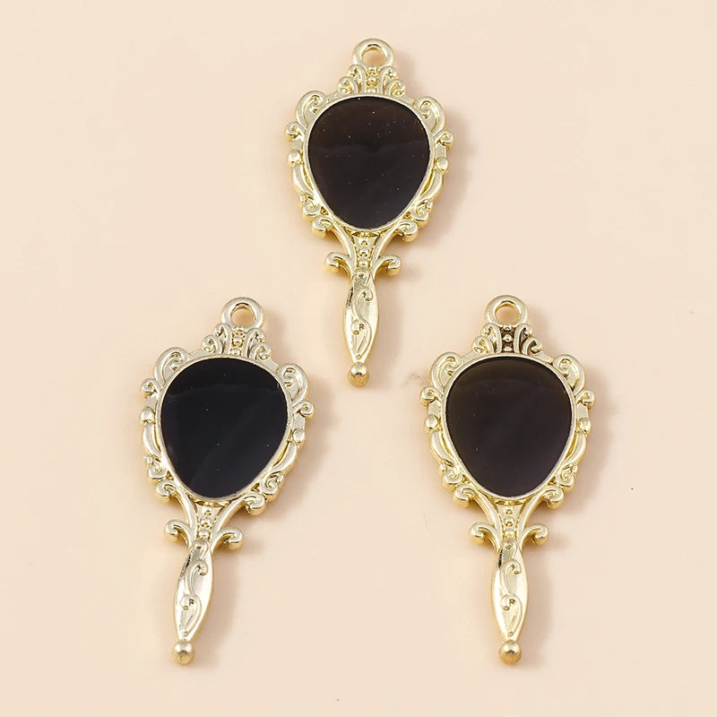 10pcs Steampunk  Crosses Charms for Jewelry Making Black Color Rose Cross Charms Pendant Necklace Keychain Diy Jewelry Findings