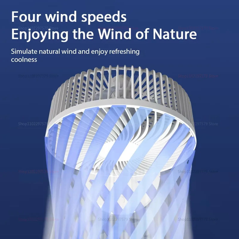 Portable Small Plug-in Desk Fan High Power No Head Shake Compact Quiet Fan for Dorm Bedroom Office Travel Indoor Outdoor Use