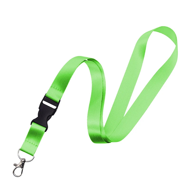 50 PCS Customized Logo Lanyard Full Color Printing Company Logo 2cm Wide Personalized Neck Strap For Key Chain Staff ID Card