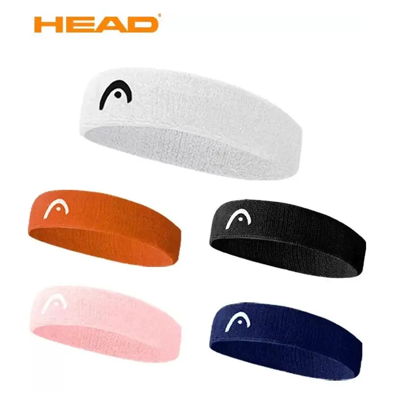 Original HEAD Exercise Headband Fitness Sweat Absorption Belt Badminton Basketball Running Headband Tennis Sports Headbands
