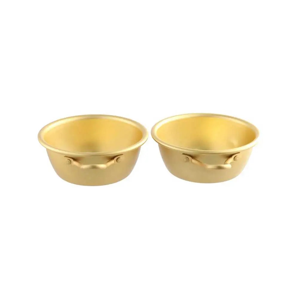 Traditional Ramen Pot Kitchen Korean Dessert Tray Aluminum Ramen Noodles Pot Rice Wine Bowl Bowl Cup Wine Cup