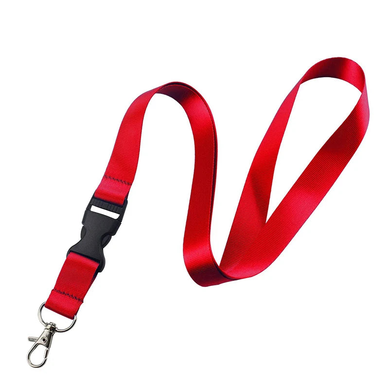 50 PCS Customized Logo Lanyard Full Color Printing Company Logo 2cm Wide Personalized Neck Strap For Key Chain Staff ID Card