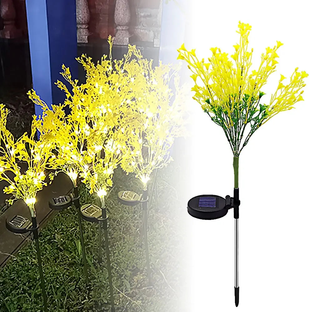 Solar Rape Lantern Outdoor Garden Lamp Decorative Garden Lawn Lamp Led Simulation Ground Plug Landscape Lamp