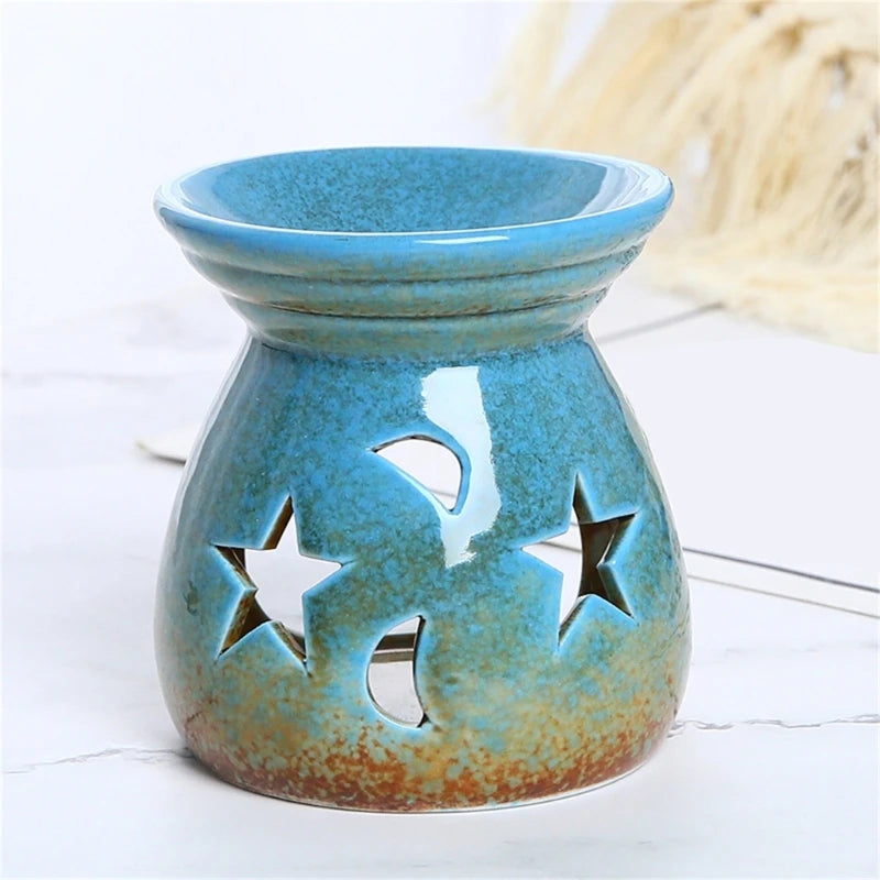 Decorative Ceramic Holder Classical Essential Oil Burners for Relaxation