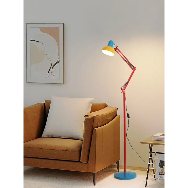 Minimalist Lovely LED Floor Lamps Minimalist Colorful Standing Lights for Kids Room Study Room Decor Lighting Fixture