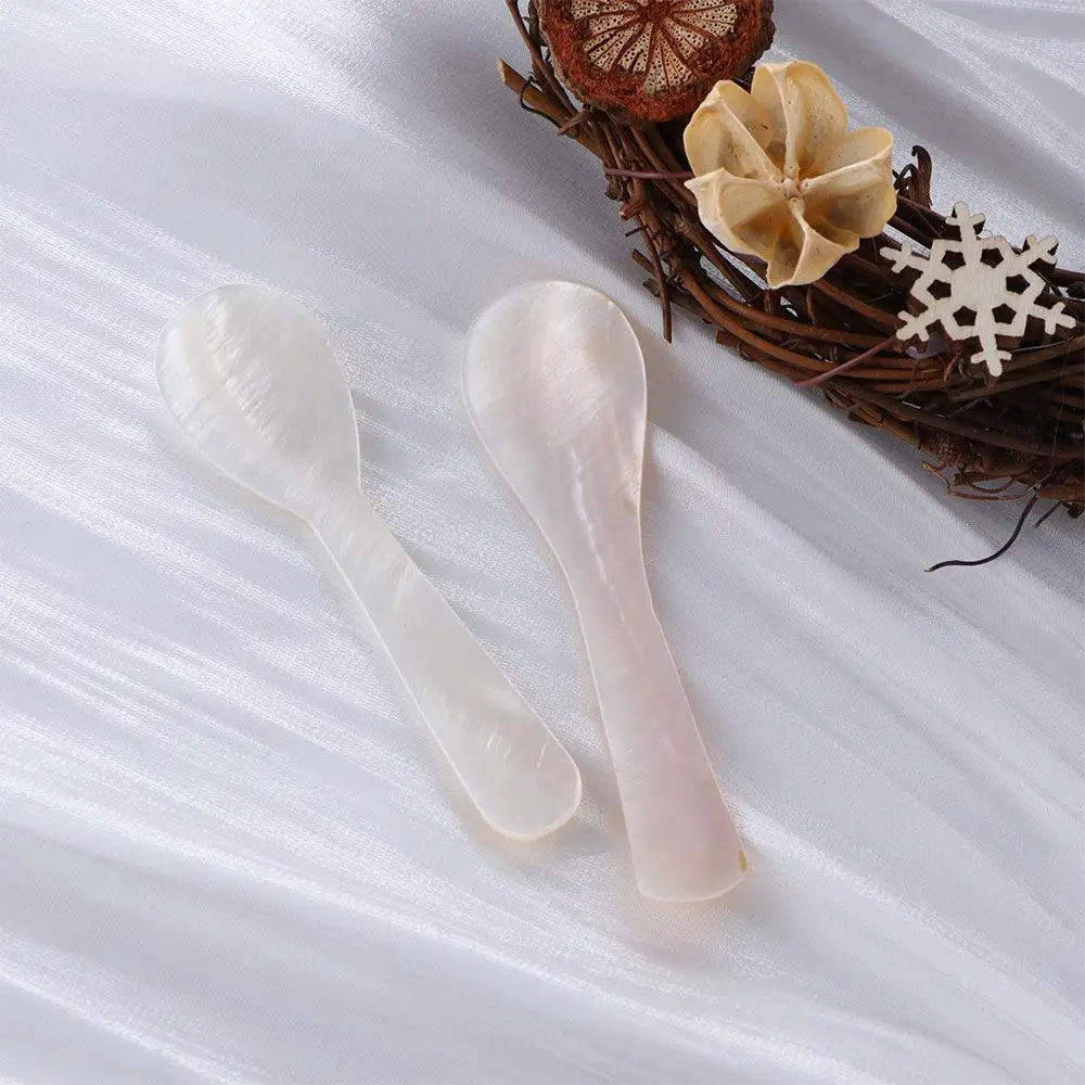 Natural Conch Shell Ice Cream Coffee Spoon Caviar Spoon Seashells Stirring Spoons Teaspoon Kitchen Tool