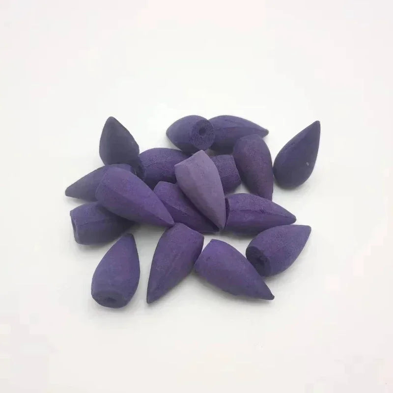 Natural Waterfall Incense Cones Reflux Tower Incense for Burner Smoke Backflow Cone Fragrance Jasmine Lavender Aromatherapy
