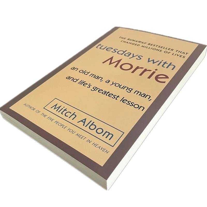 Tuesdays With Morrie Life's Greatest Lesson Book by Mitch Albom The Meaning of Life Adult English Reading Books