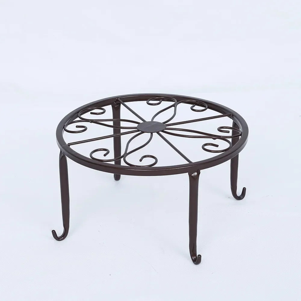 Iron Flower Pot Holder Metal Plant Holder Garden Plant Holder Balcony Home Decoration Holder