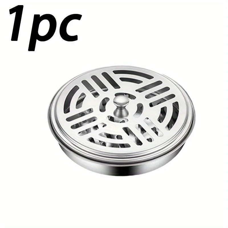 Stainless Steel Mosquito Coil Holder - Fireproof & Scald-Resistant, Perfect for Home & Office Decor, Ideal for Dorm & Apartments