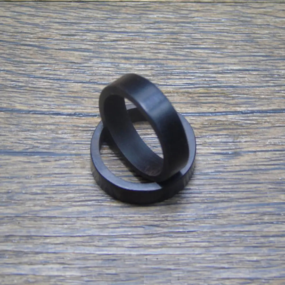 Trend Sandalwood Ebony Natural Wood Rings Pagan Retro Pull Finger Mens Ebony Finger Ring Jewelry New Year Gift for Women Men