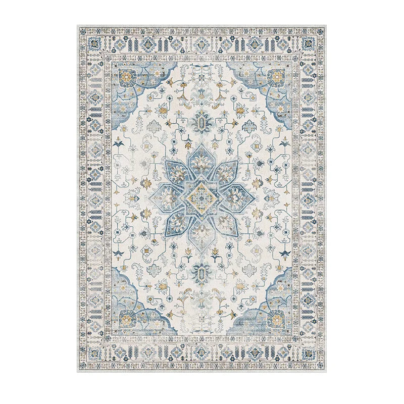 Artistic Persian Type Carpet Luxury Bohemian Decorative Rugs Comfortable Soft Living Room Carpets Machine Washable Bedroom Rug