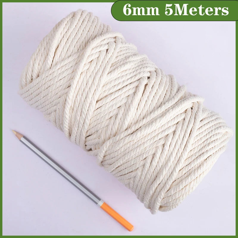 Natural Vintage Jute Rope String 1/2/3/4/5/6/8/10mm DIY Jute Cord  Twine Ribbon Crafts Sewing Handwork Gift Wrap Home Decoration