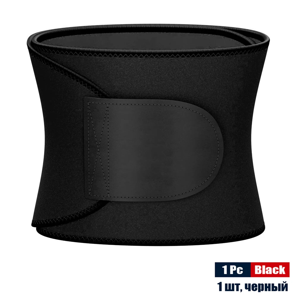 Vensslim Sports Waist Trainer Trimmer Sweat Body Shaper Belt Workout Slimming Belly Band for Men Gym Exercise Burn Fat Corset