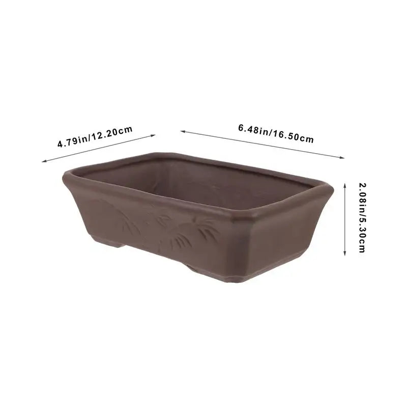 Handmade Purple Sand Flowerpot Terracotta Planter Vintage Clay Pots Plant Containers Gardening Pots Succulent Cactus Nursery