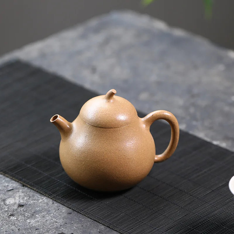 Master Craftsmanship Handmade Purple Clay Teapot Original Ore Clay Handmade Teapot Tea Set High-end Gift Eggplant Teapot