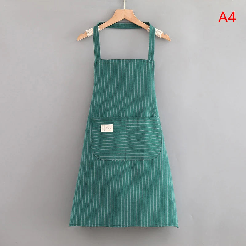 Fashion Resistant Dirt Apron Resistant Household Kitchen Cooking Fashion Apron Adult Work Clothes Kitchen Access Baking clothes