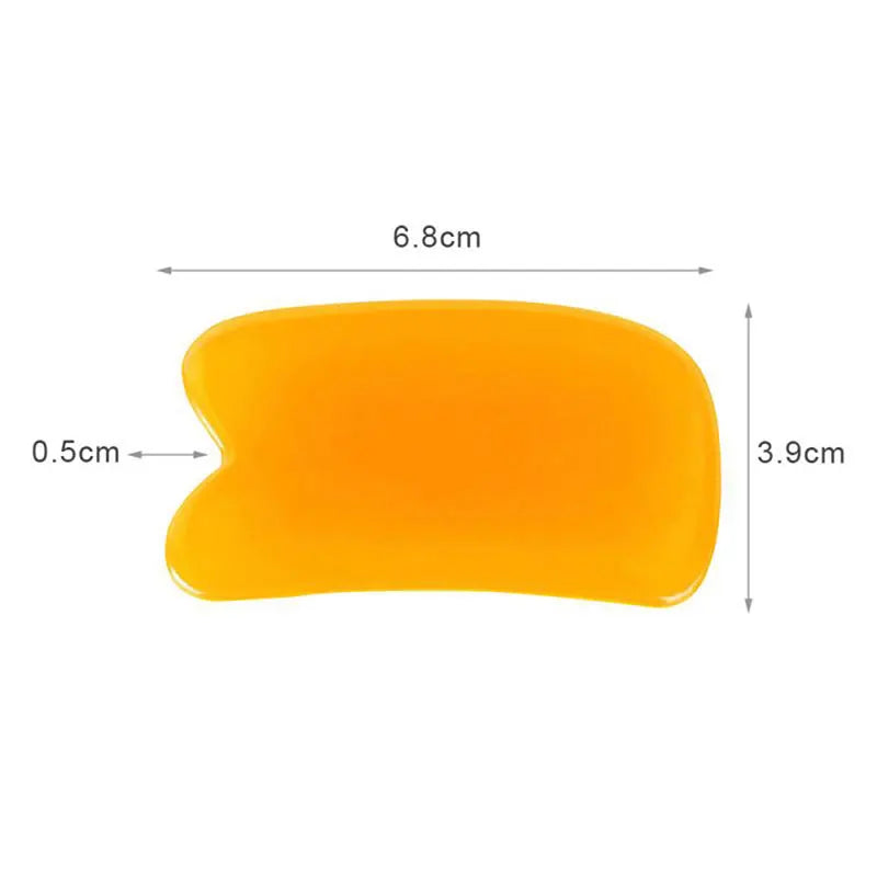 Gouache Scraper Natural Stone Gua Sha Massage Comb Head Body Meridian Scraping Reflexology Blood Circulation Jade Therapy Tools