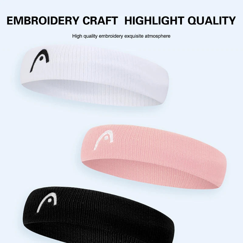 Original HEAD Exercise Headband Fitness Sweat Absorption Belt Badminton Basketball Running Headband Tennis Sports Headbands