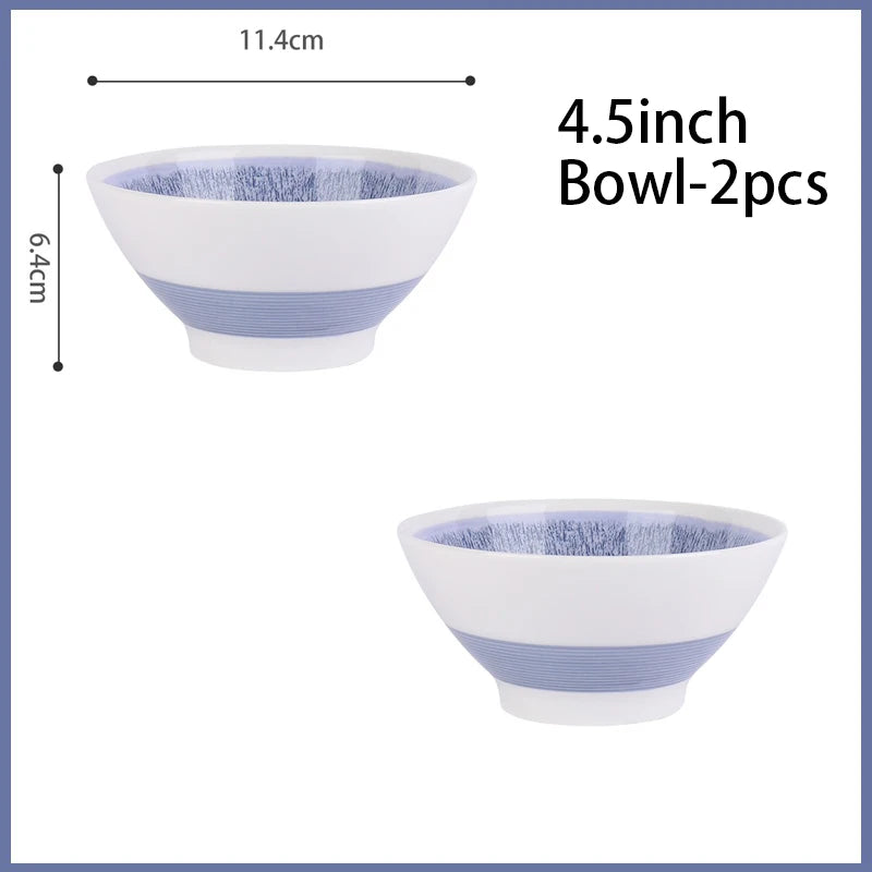 Purple Pupils Pattern Ceramic Tableware Chinese Ancient Fruit Snack Plate Seasoning Dipping Bowl Butter Dish Kitchen Tableware