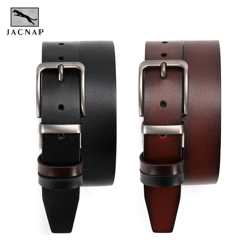 Men Leather Belt  Automatic Buckle Pin Buckle High Quality Male Leather Strap Luxury Jeans for Men Men Accessori