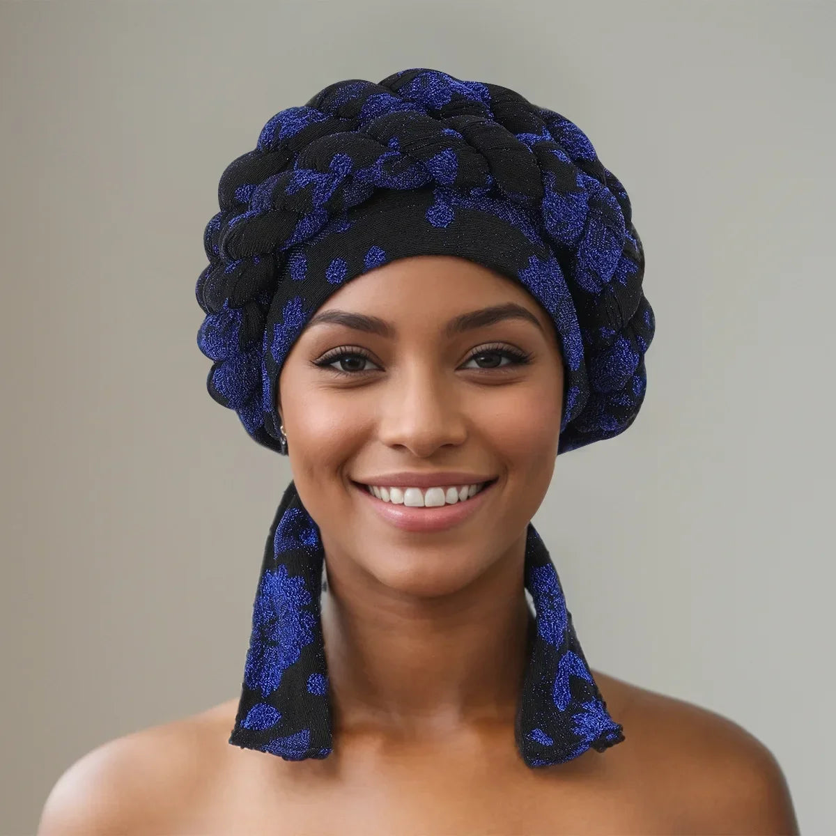 Gele Headtie Already Made African Head Wraps for Women Turban Femme Gelee Nigerian Aso Oke Bonnet Femme Diamonds Headtie 2025