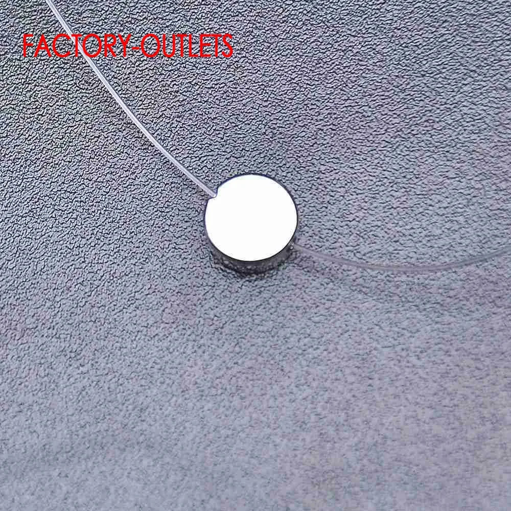 Big Sale 925 Sterling Silver Chokers Necklace Cubic Zircon Pearl CZ Round Heart Cross Moon Square Transparent Fish Line Jewelry