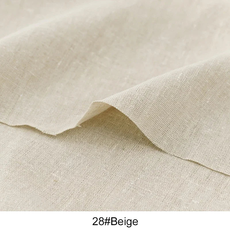 0.5/1/2 Yard Solid Color Cotton Linen Fabric Colorful Patchwork Seam Material DIY Curtain Home Textile Tablecloth Sewing Fabric