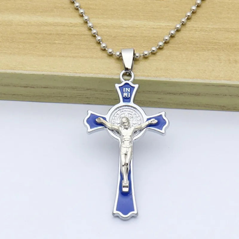 10pcs Holy Cross Jesus Crucifix Cross Church Decoration Christian Decor Church Supplies Hanging Crucifix for Home Decor