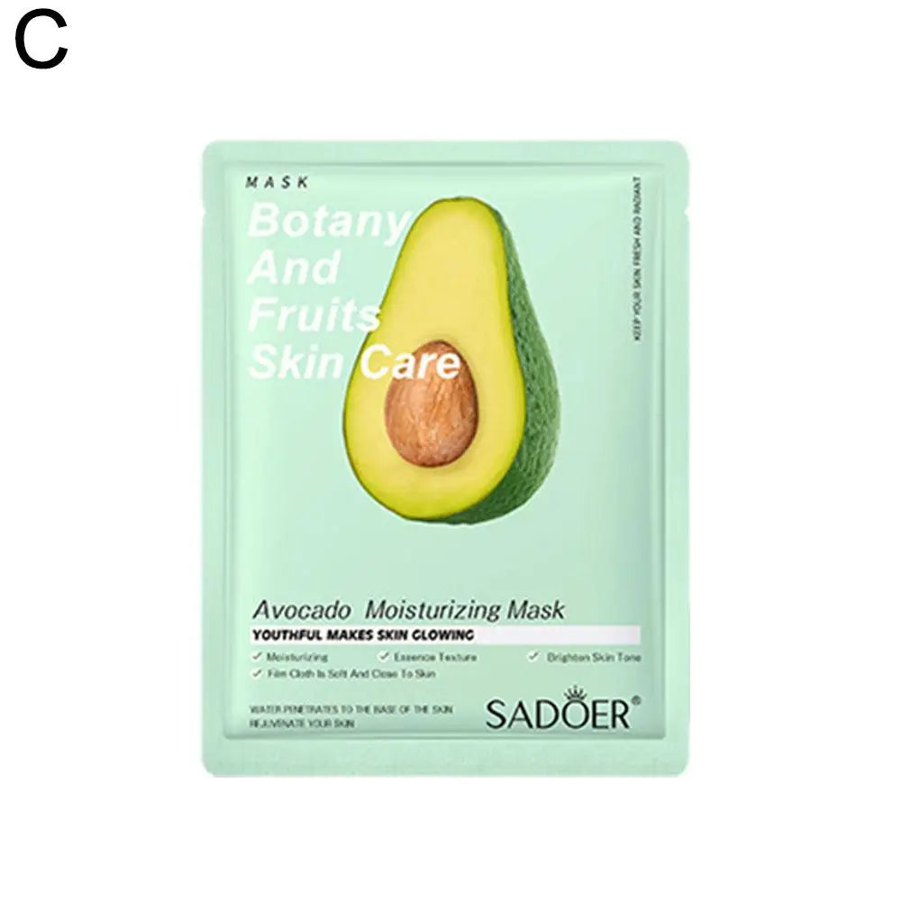 1PC Natural Plant Face Mask Beauty Skincare Masks Moisturizing Deeply Hydrating Facial Mask Face Care Cosmetics