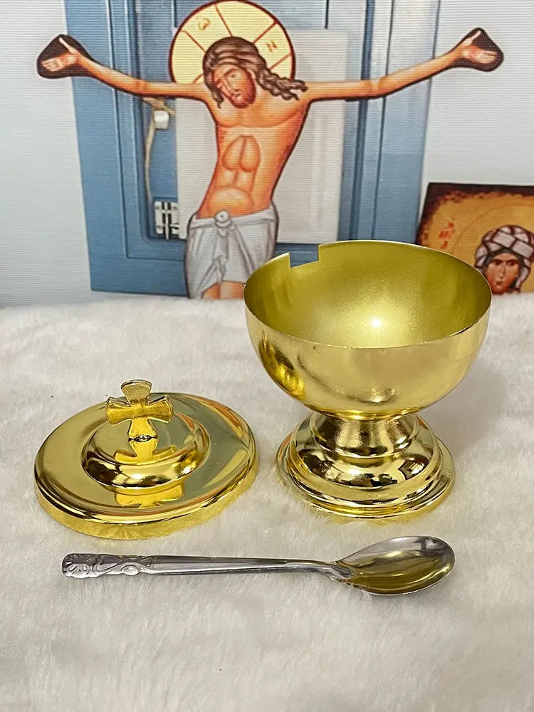Communion Cup Holy Grail Cup Chalice of Communion Rosary Gold-plated Liturgical Supplies Holy Communion Cup Mass Supplies