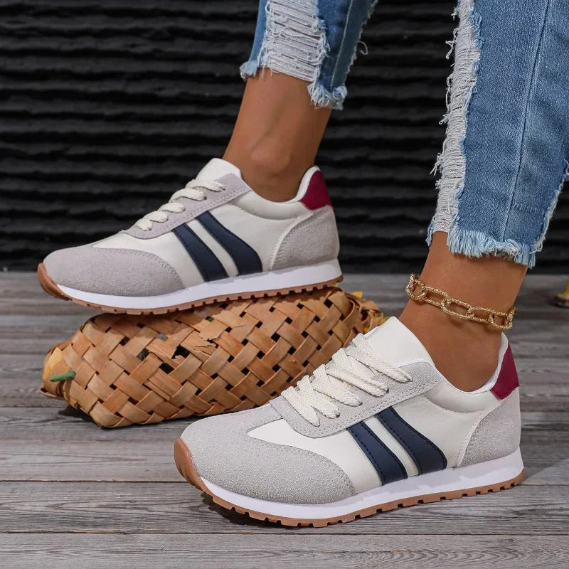 New Casual Shoes Fashion All-match Running Shoes Breathable Cloth Surface Lightweight Sports Women's Shoes Zapatos De Mujer