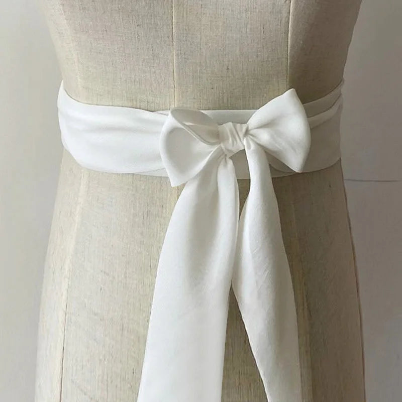 Traditional Chinese Girdle Hanfu Belt 200cm Summer Chiffon Belt Hanfu Waistband Dress Lace Up Long Ribbon Dress Sash Straps