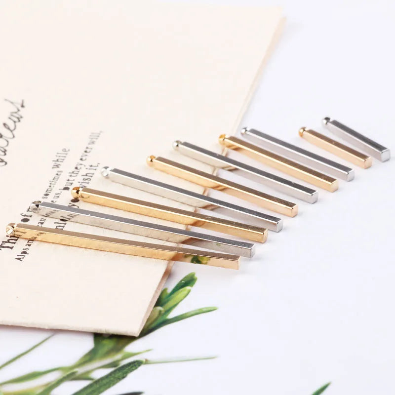 1pcs Copper Minimalist Ear Hanging Ear Stick Single Pendant Tassel Diy Earring Material Handmade Earring Jewelry Accessories