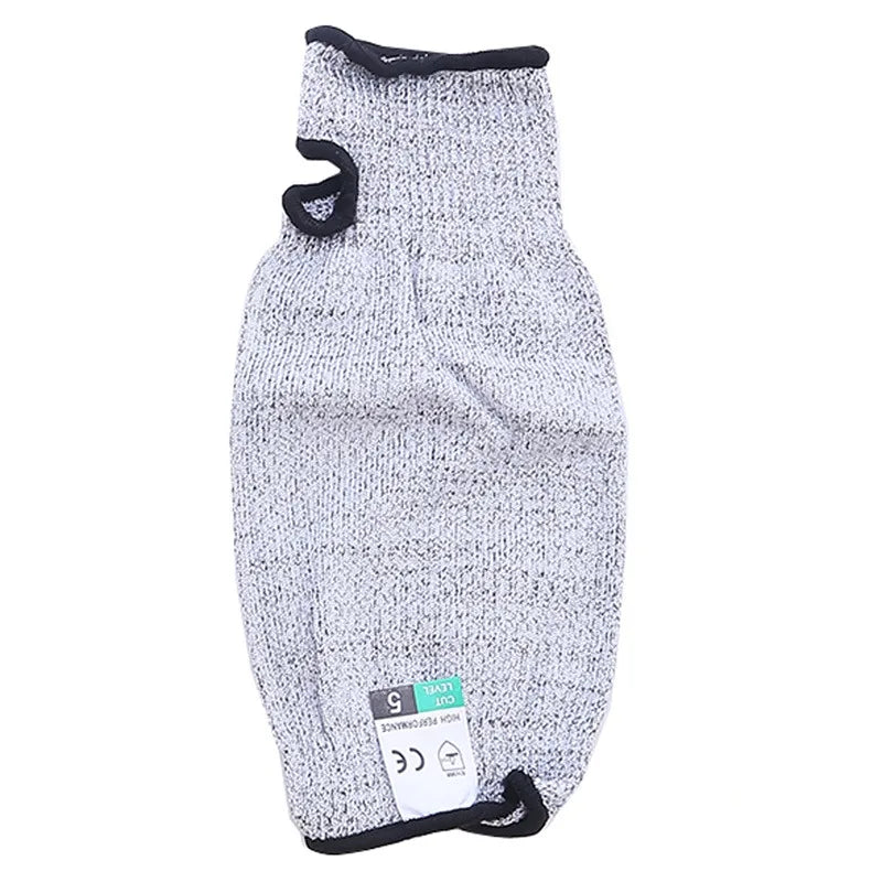 1Pc Level 5 HPPE Cut Resistant Anti-Puncture Work Protection Arm Sleeve Cover Cut-resistant Arm Sleeve ED-shipping
