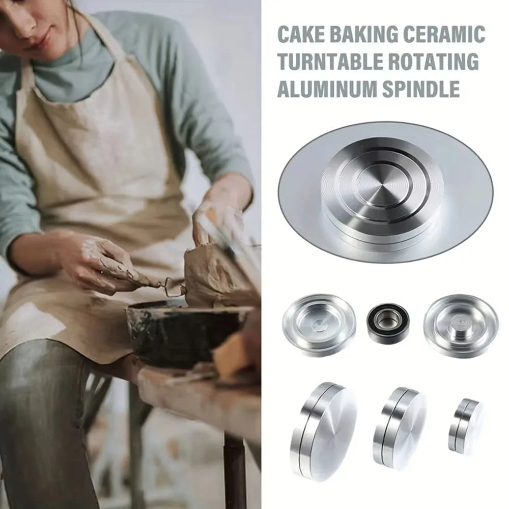 1pc Ceramic Clay Pottery Throwing Trimming Spinner Tool Pottery Finishing Tools Clay Ceramic Rotary Rotary Clay for Ceramic Tool