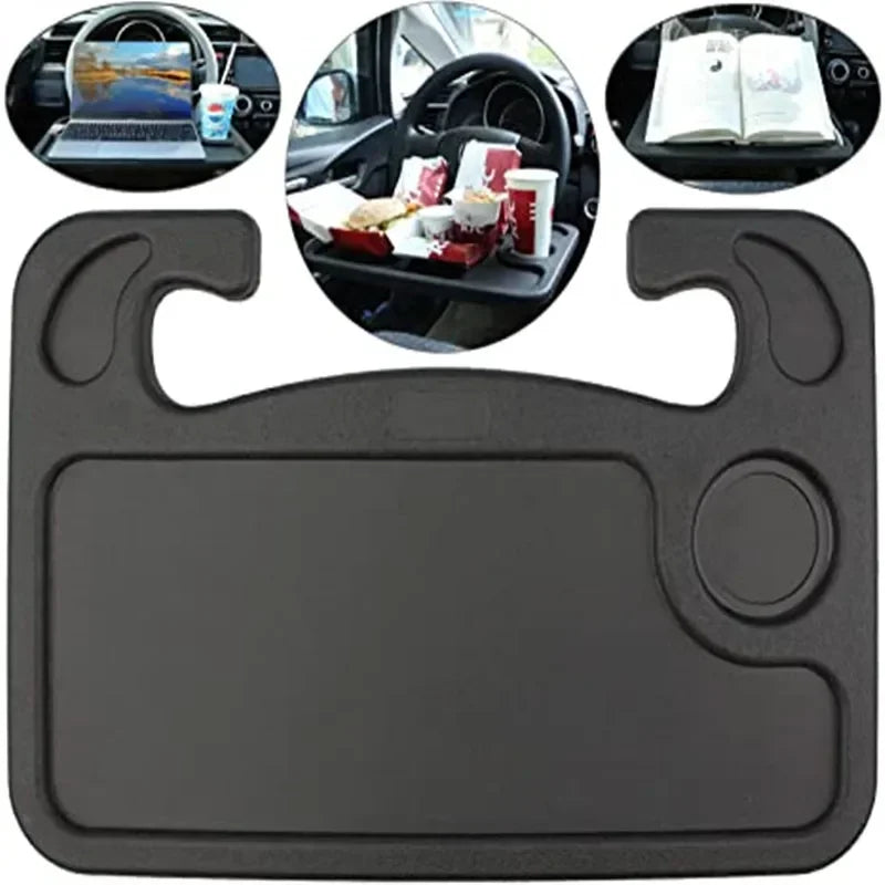 Car Portable Laptop Computer Desk Mount Stand Eat Work Car Steering Wheel Dining Table BracketDrink Food Coffee Tray Board