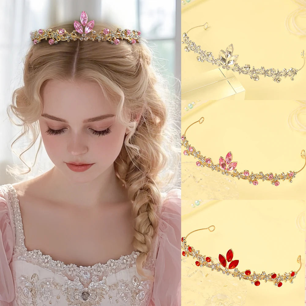 1 Crown Headbands Are Suitable for Girls to Attract Birthday Parties and Weddings