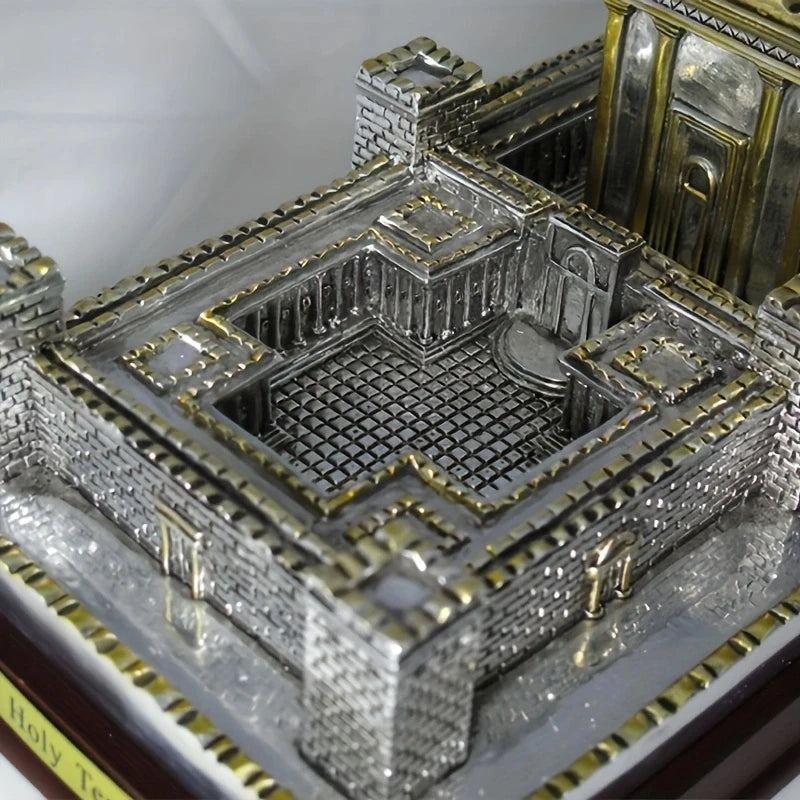 The Holy Second Temple Of Jerusalem Holy Temple Replica Model Biblical Recreation Statue-Table Figurine Judaica Gift Home Decor