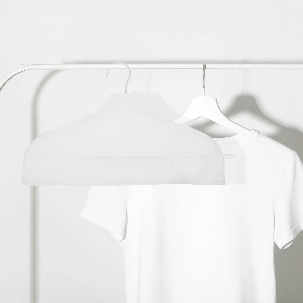 Cloth Hanger Cover Clothing Protectors Anti-slip Store Sleeve Dust Covers Wardrobe Accessories Breathable Cotton Linen No Marks