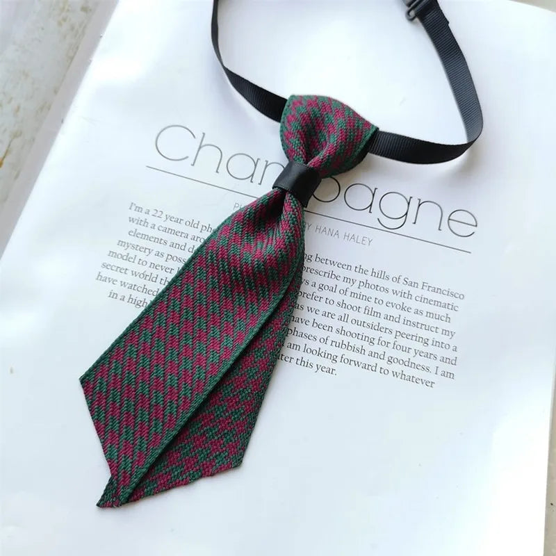Simple Slim Neck Tie Bowtie Men's Women's Business Dress College Style Shirt Bow Collar Flower for Womens Children Accessories