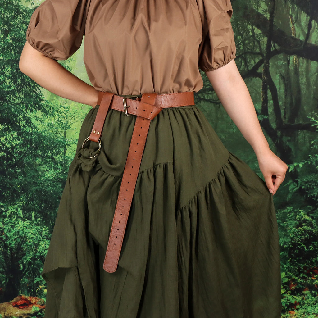 Medieval Plain leather belt waist accessory PU Belt From The Renaissance Era Medieval Viking Skirt And Hiking Accessories