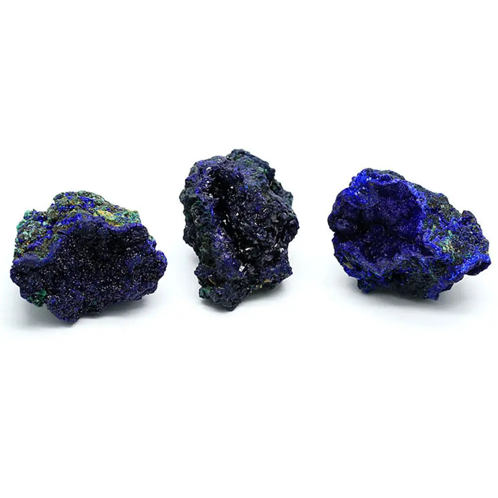 DIY Accessory Raw Gemstone Reiki Quartz Crystal Mineral Specimen Healing Stone Malachite Geode Natural Azurite Ore