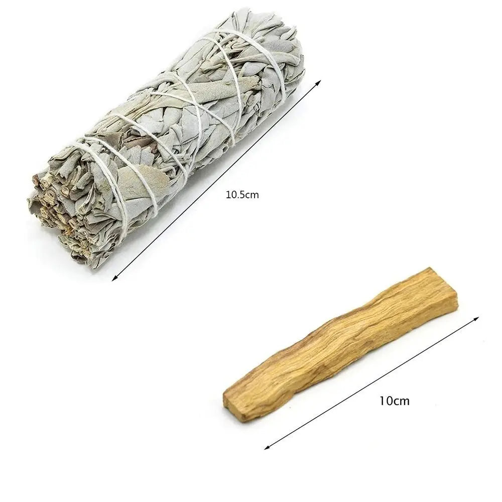 10cm White Sage Bundle Portable Multifunctional Spiritual Incense Sticks Natural Practical California Smudge Stick Wand