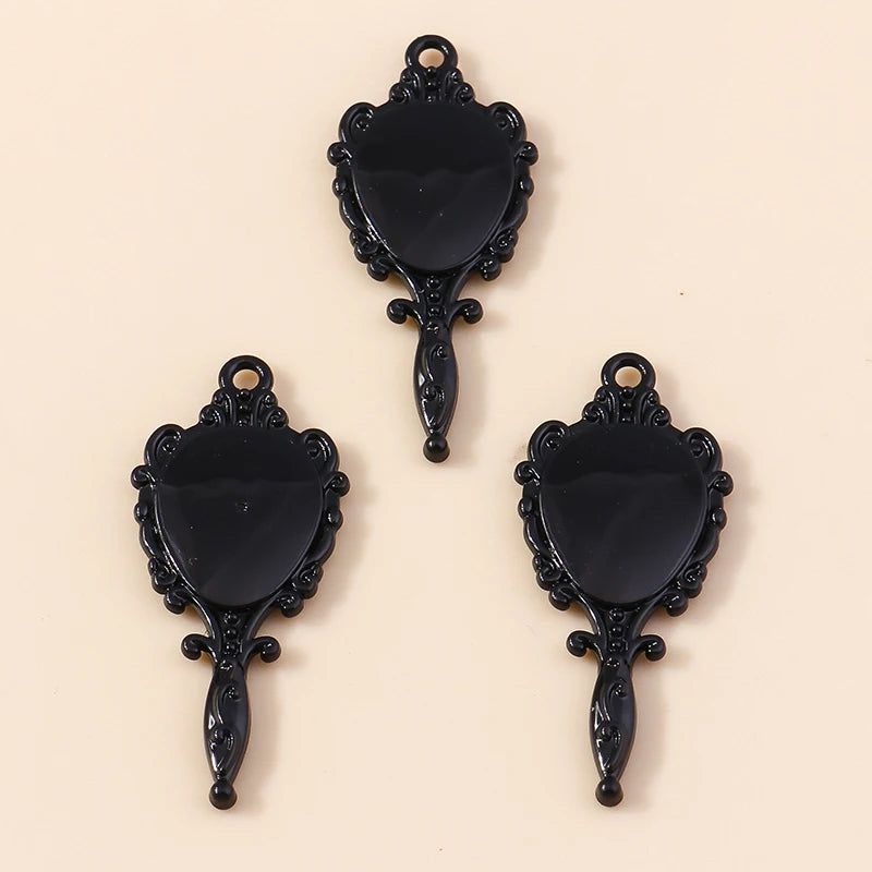 10pcs Steampunk  Crosses Charms for Jewelry Making Black Color Rose Cross Charms Pendant Necklace Keychain Diy Jewelry Findings