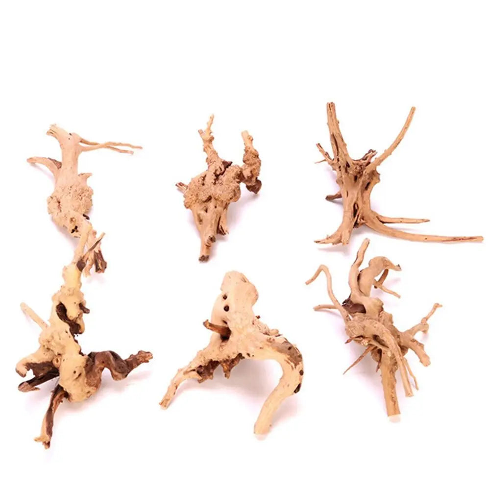 1 Pc Wood Natural Trunk Driftwood Tree Aquarium Fish Tank Plant Stump Aquarium Fish Tank Ornament Landscaping Decoration