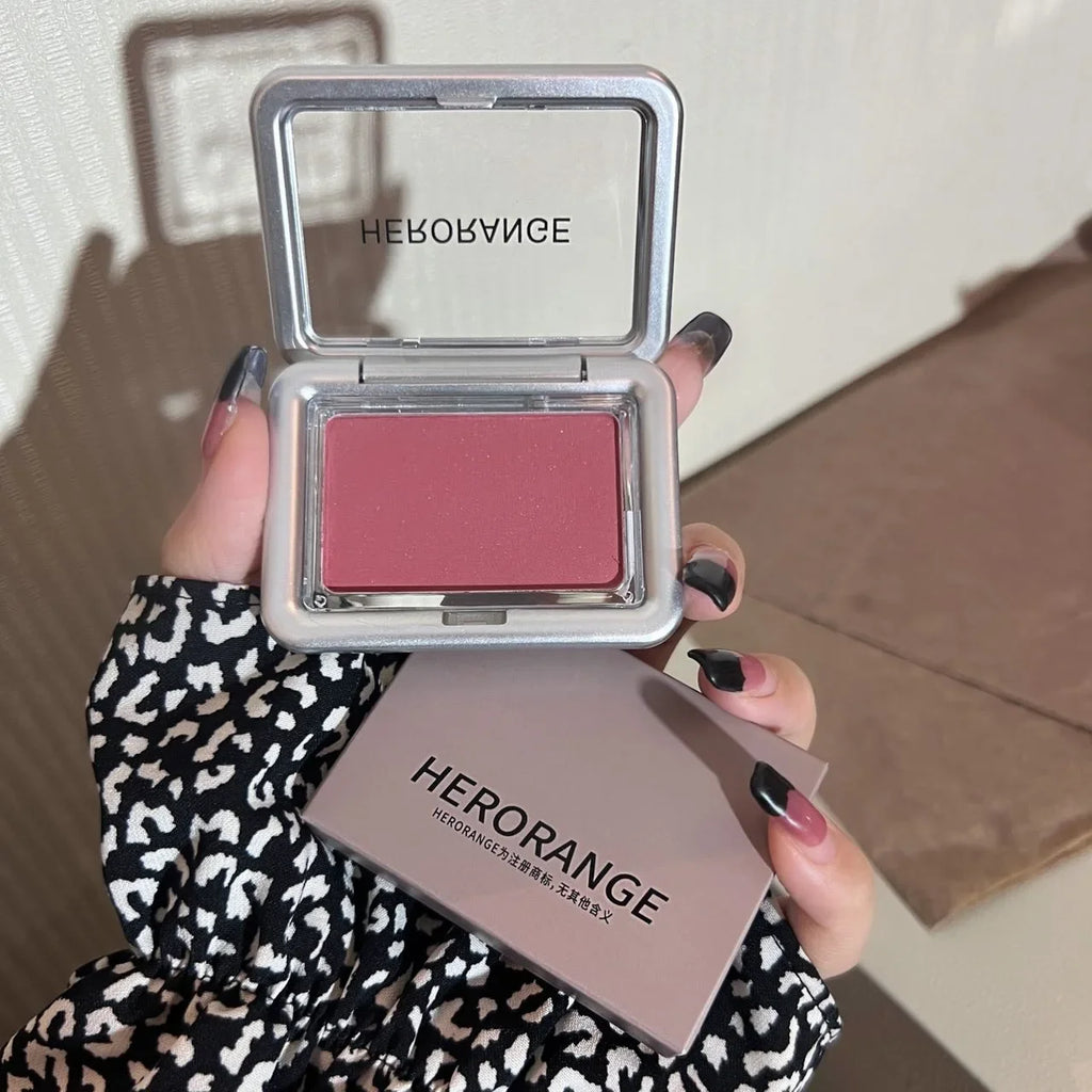 5 Colors Cream Blusher Powder Palette Natural Long Lasting Makeup Rouge Clear Peach Pink Cheek Contouring Korean Blush Cosmetics