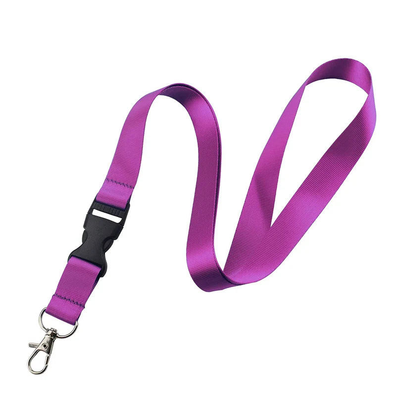 50 PCS Customized Logo Lanyard Full Color Printing Company Logo 2cm Wide Personalized Neck Strap For Key Chain Staff ID Card